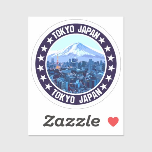 Sticker Tokyo (Feuille)