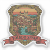 Sticker Toledo Spain Alcazar Travel (Devant)