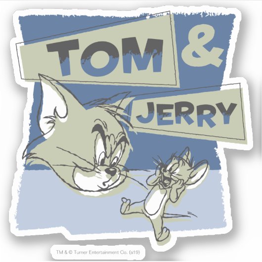 Sticker Tom et Jerry Scarridey Mouse (Devant)