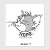 Sticker Tom Et Jerry | Tom Dit Non (Feuille)