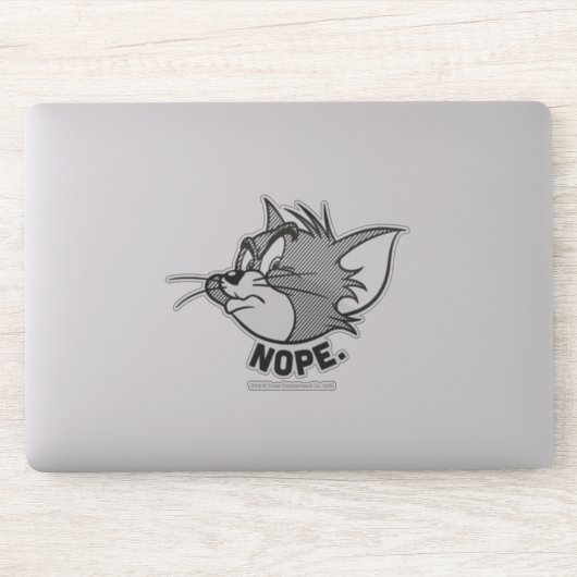 Sticker Tom Et Jerry | Tom Dit Non (Ordinateur)