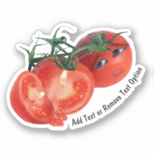 Sticker Tomate Cerise Inquiète