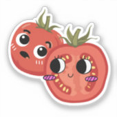Sticker Tomate en admiration (Recto)