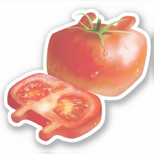 Sticker Tomate fraîche (Devant)