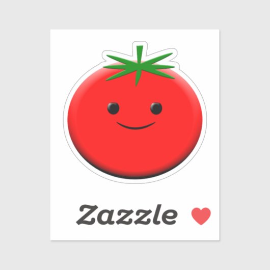 Sticker Tomato rouge (Feuille)