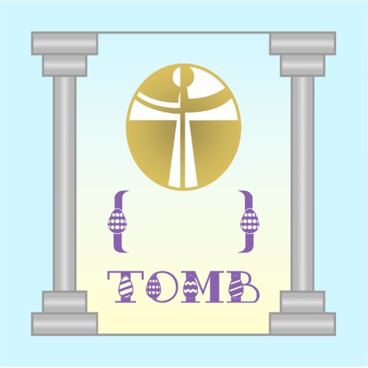 Sticker Tombeau vide (Devant)