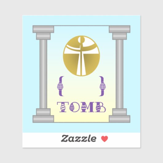 Sticker Tombeau vide (Feuille)