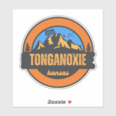 Sticker Tonganoxie, Kansas (Feuille)
