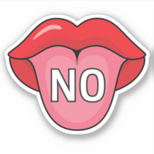 Sticker Tongue no