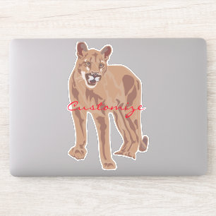 Sticker Tonnerre-Cove du Lion de la montagne Cougar Puma