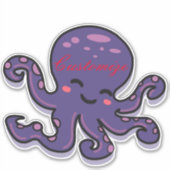 Sticker Tonnerre-Cove mignonne pourpre (Devant)