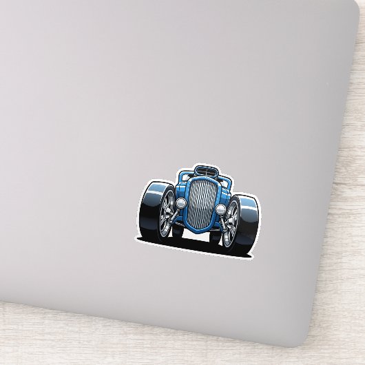 Sticker Toon Hotrod Art (Détail)