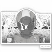 Sticker Toonami TOM 5 - Comic Bumper (Devant)