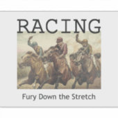 Sticker TOP Course de chevaux (Devant)