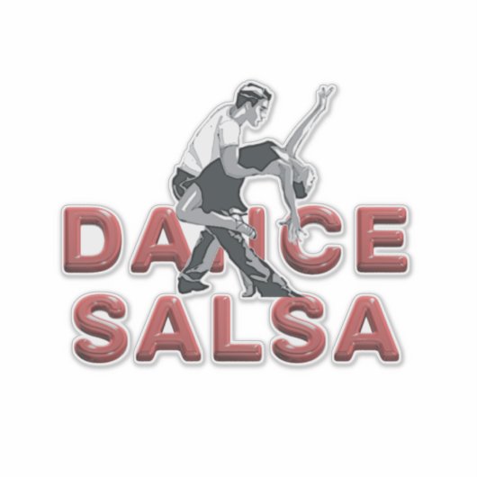 Sticker TOP Dance Salsa (Devant)