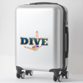Sticker TOP Dive (Sur valise)