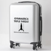 Sticker TOP Gymnastique Triple (M) (Sur valise)
