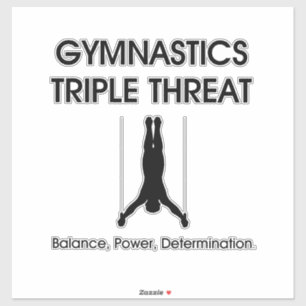 Sticker TOP Gymnastique Triple (M)