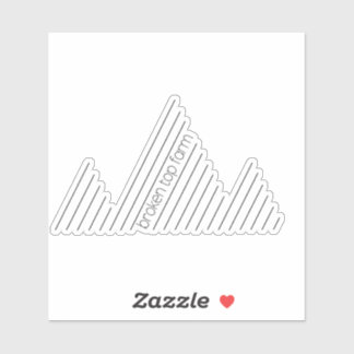 Sticker Top Mountain Broken