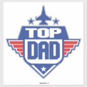 Sticker Top Papa Avion (Feuille)