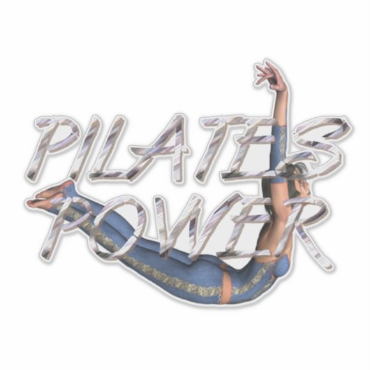 Sticker TOP Pilates Power (Devant)