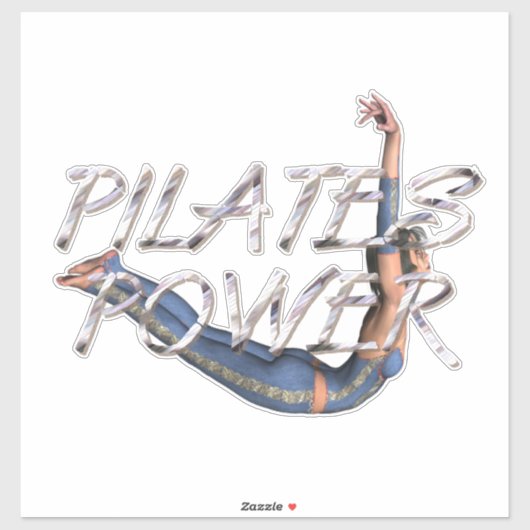 Sticker TOP Pilates Puissance (Feuille)