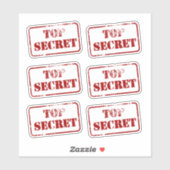Sticker Top Secret Spy (Feuille)
