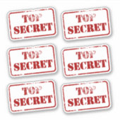 Sticker Top Secret Spy (Devant)