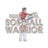 Sticker TOP Softball Warrior (Devant)
