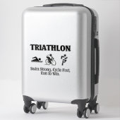 Sticker TOP Triathlon (Sur valise)
