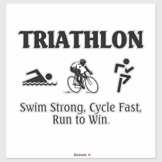 Sticker TOP Triathlon (Feuille)