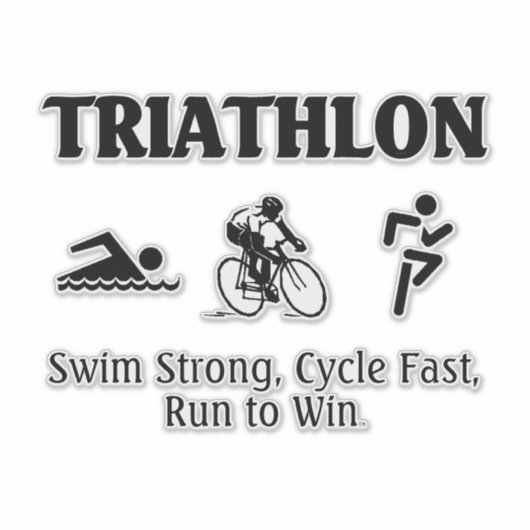 Sticker TOP Triathlon (Devant)