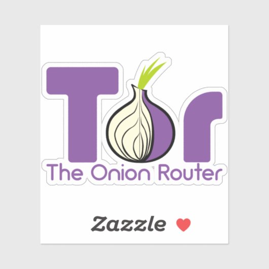 Sticker Tor - Routeur Onion (Feuille)