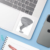 Sticker Tornade (Ordinateur portable avec iPhone)
