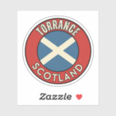 Sticker Torrance, Écosse (Feuille)