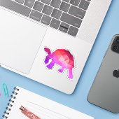 Sticker Tortoise (Ordinateur portable avec iPhone)