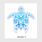 Sticker Tortue cool (Feuille)