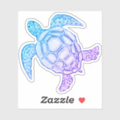 Sticker Tortue de mer (Feuille)