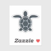 Sticker Tortue de mer (Feuille)