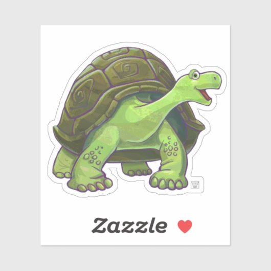 Sticker Tortue mûre par Parade animalière (Feuille)