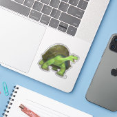 Sticker Tortue mûre par Parade animalière (Ordinateur portable avec iPhone)
