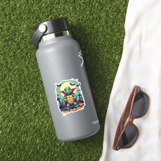 Sticker Tortue Shell-o-Ween (HydroFlask Insitu)