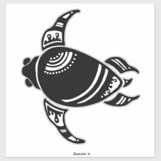 Sticker Tortue Tribale