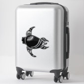 Sticker Tortue Tribale (Sur valise)