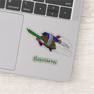 Sticker Tortue volante