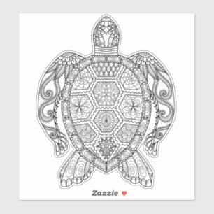 STICKER TORTURE DE MER