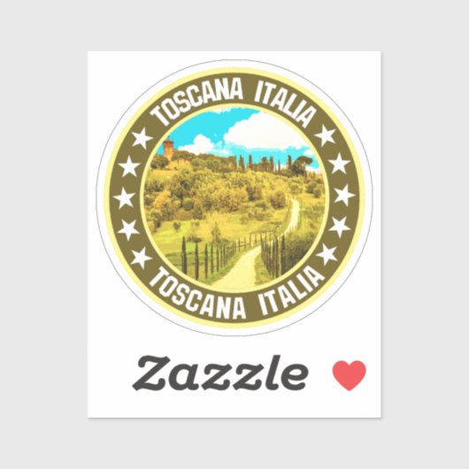 Sticker Toscane (Feuille)