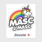 Sticker Totalement masculin (Feuille)
