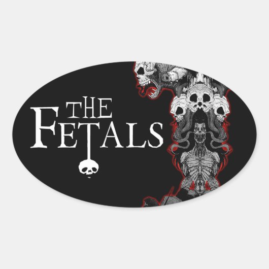 Sticker Totem Ovale Fetals (Devant)