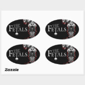 Sticker Totem Ovale Fetals (Feuille)